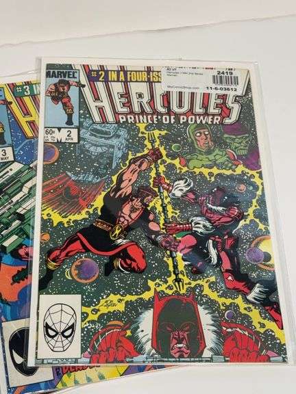 (4) 1984 Marvel Hercules: Prince of Power Comics (#’s 1-4)