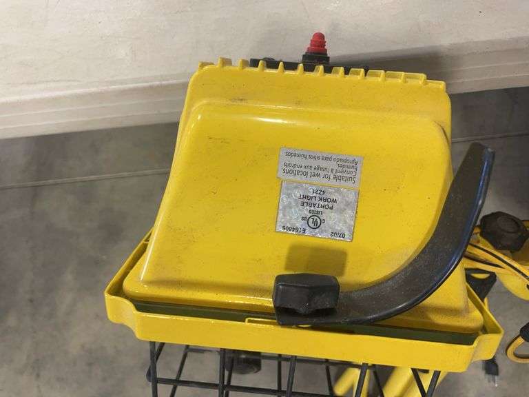 Work light and foldable cart