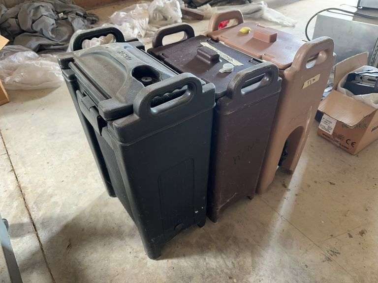 (3) Insulated Drink Dispensers