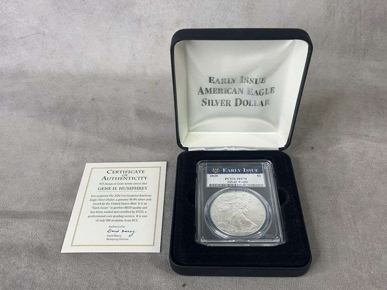 2020 Early Issue American Silver Eagle PCGS MS70