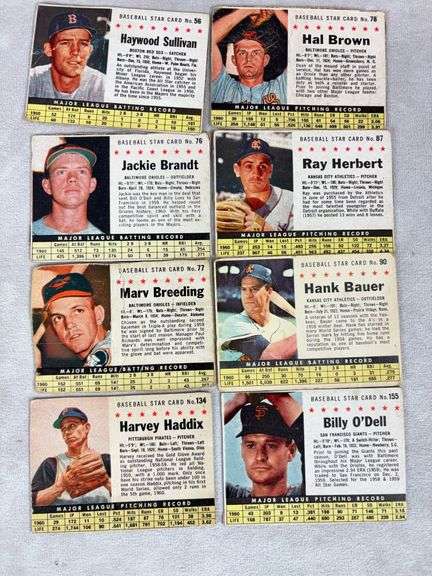 1961 Post BB 35 Card Lot  VG to EXMT