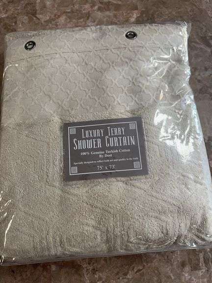 Luxury Terry Shower Curtain By Dost