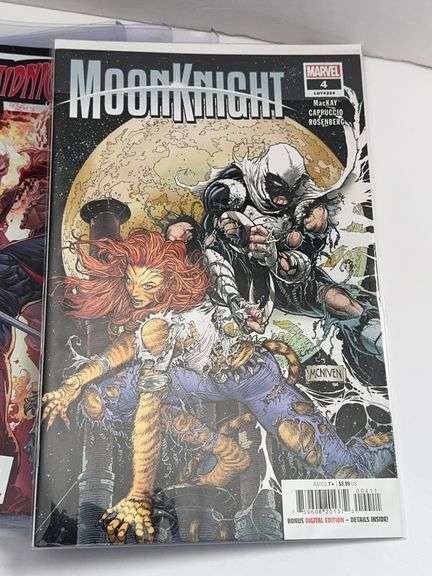 Marvel Blade, Spirit of Vengeance, Moonknight, and Midnight Sons Comics (15 Comics Total)