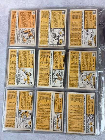 1963 Topps BB 45 Card Lot - Nice - EX- to EXMT