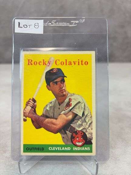 Rocky Colavito  - 1958 Topps #368 - Nice Card - Looks NM