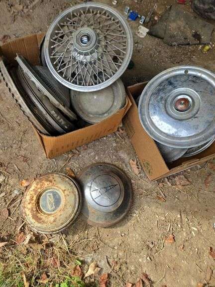 Assortment of hub caps