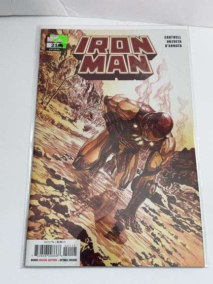 (6) Marvel Iron Man Comics (#’s 10, 12, 13, 15, 20, and 21)
