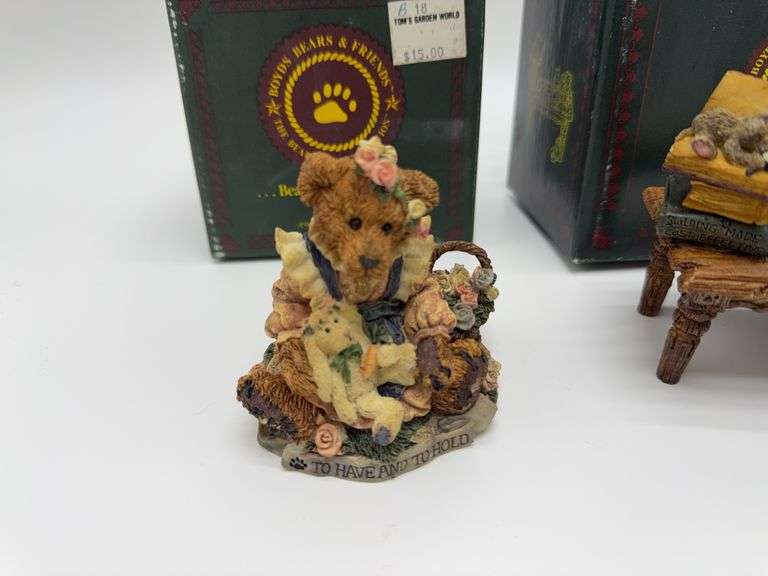 3 Boyds Bears From the Bearstone Collection