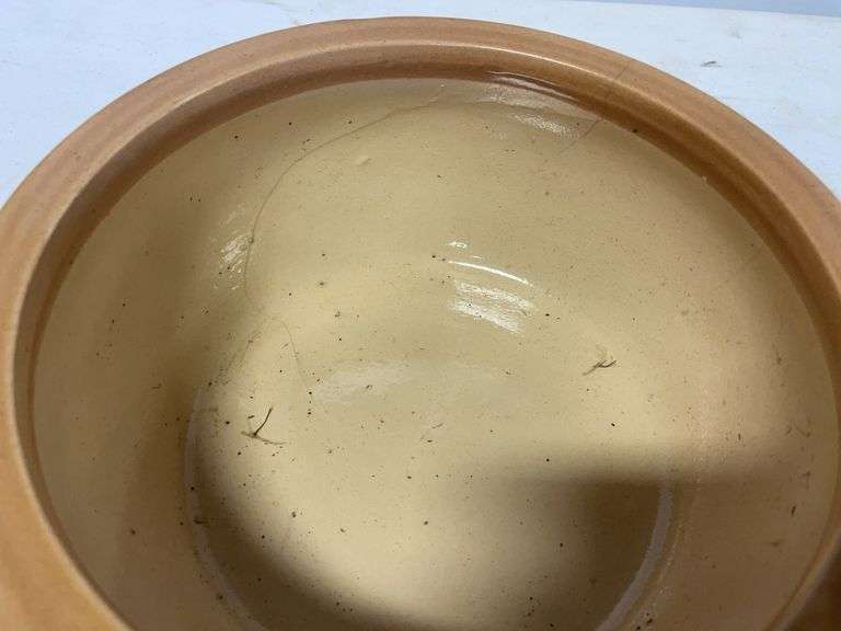 (2) General Mills mixing bowls and potting vase