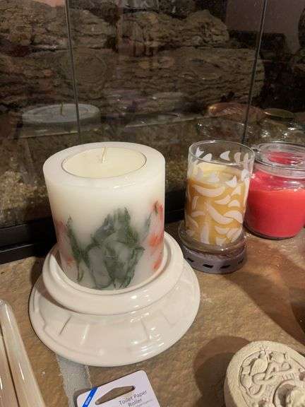 Glass insulators, candles & misc.