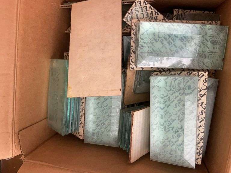 Large lot of stained glass pieces/parts, beveled glass pieces