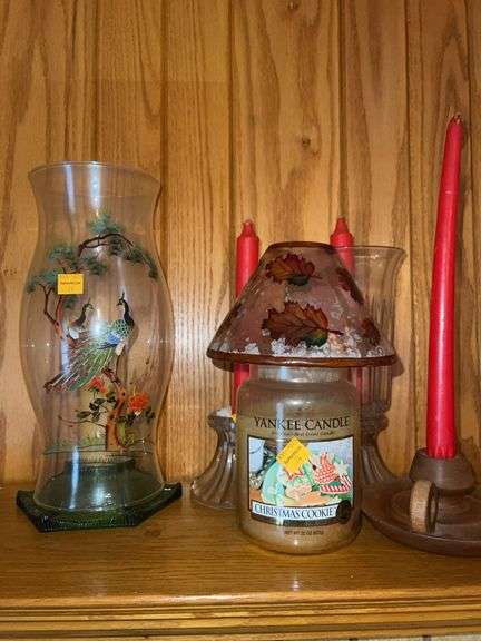 Assortment of Lamps, Lamp Shades and Candlesticks