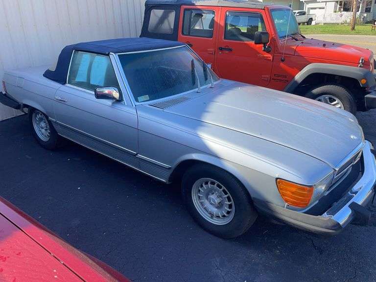 1980 Silver 2D 450SL Mercedes Benz