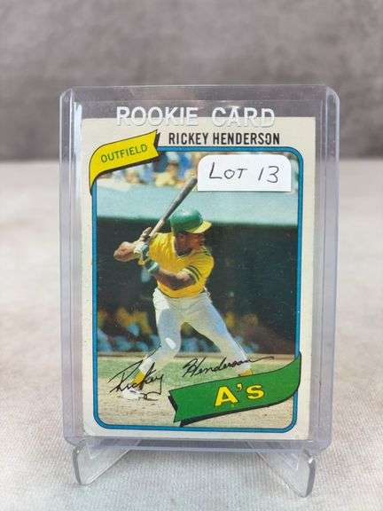 Rickey Henderson RC - 1980 Topps #482 Nice Card - EXMT