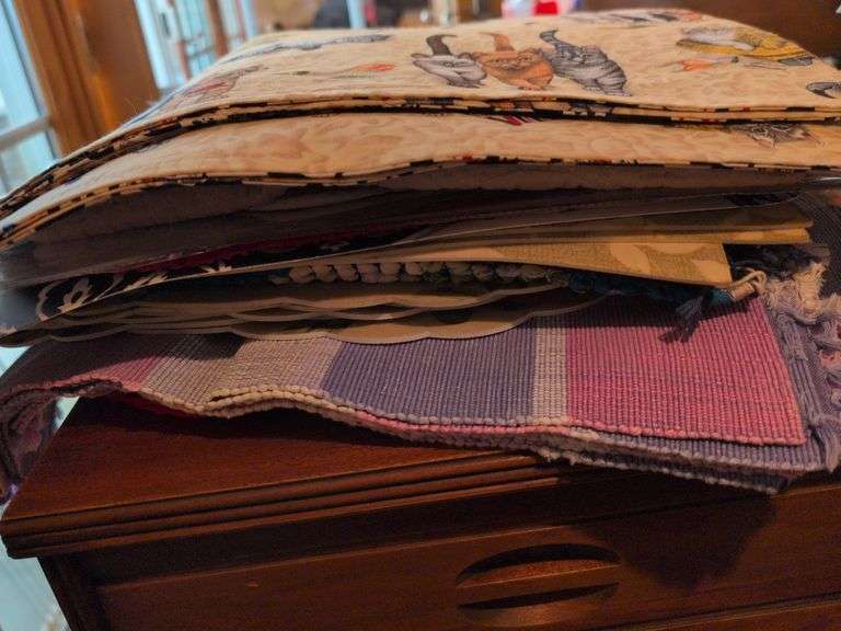 Assortment of placemats