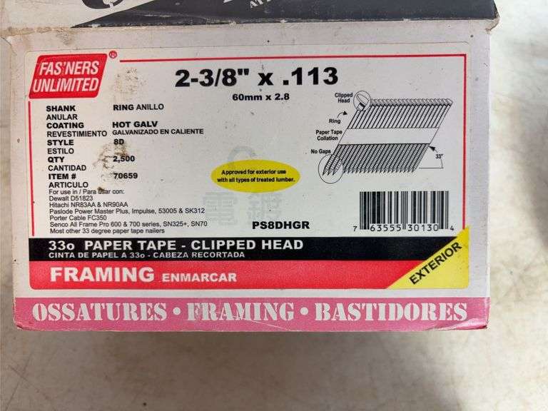 Senco nail gun and framing nails