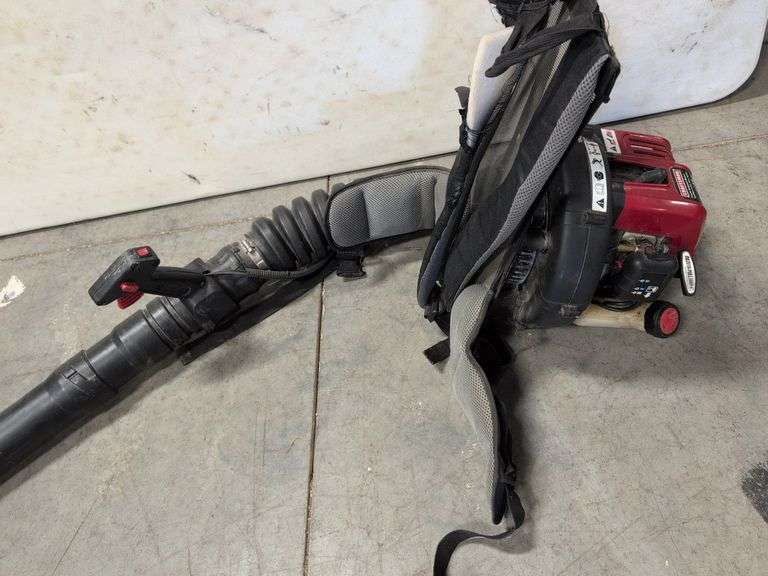 Craftsman 2-cycle 25cc backpack blower - works - shoulder strap ripped