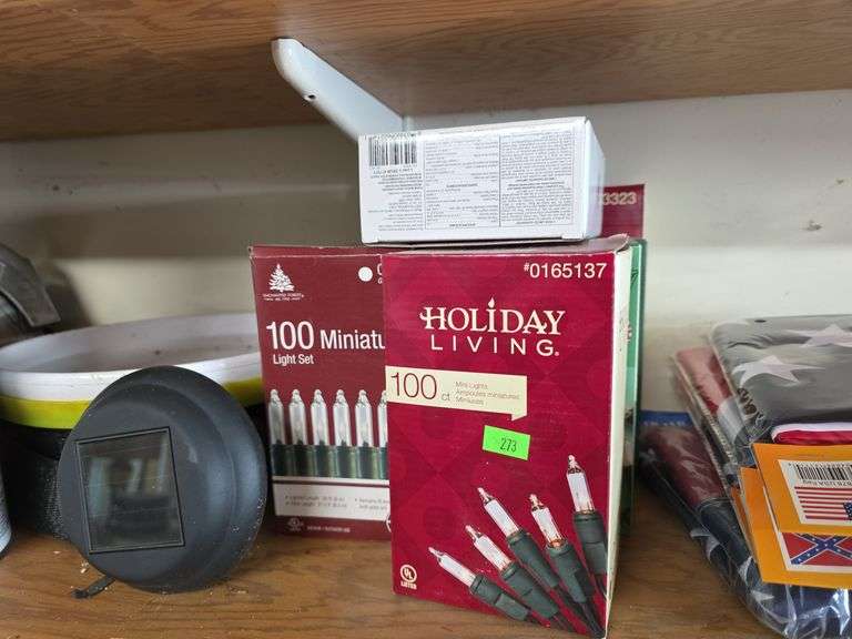 Wire, saw, light, flags