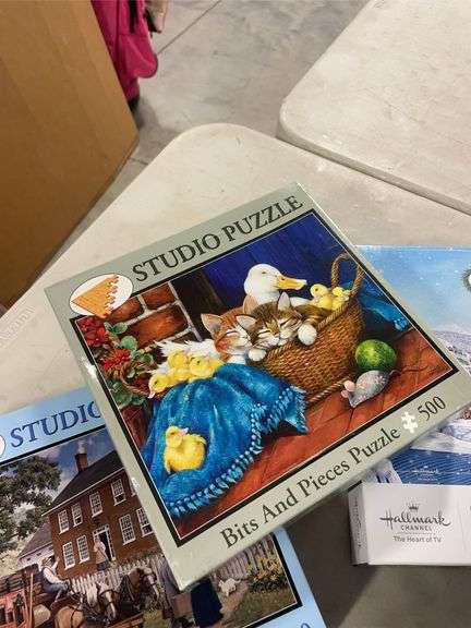 Assortment of puzzles, card and board games - see photos