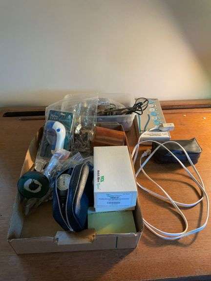 Physician tools - stethoscopes, scissors, blood pressure cuffs, and more