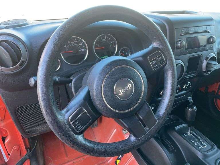 2015 Orange 4D Jeep Wrangler