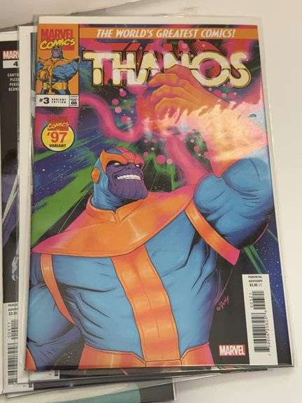 (17) Marvel Comics (Includes The Infinity Gauntlet, Thanos, The Eternals, and Black Knight)