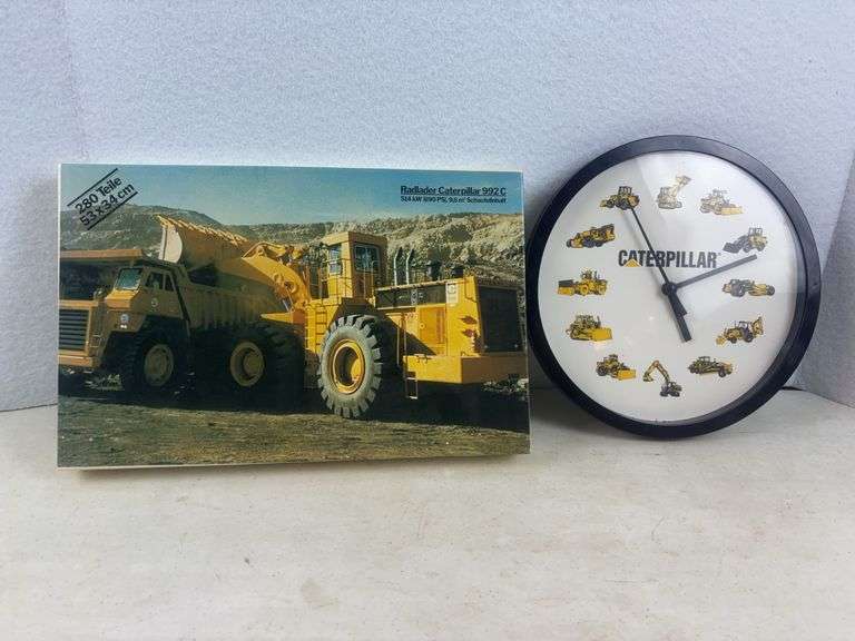 Caterpillar Clock & Puzzle