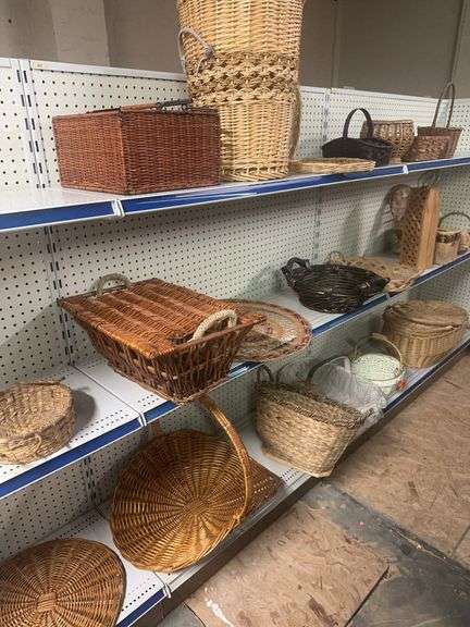 Huge Lot of Miscellaneous Baskets