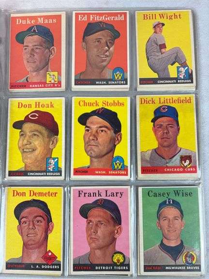 1958 Topps BB 30 Card Nice Lot with Herbie and Moose - EX+
