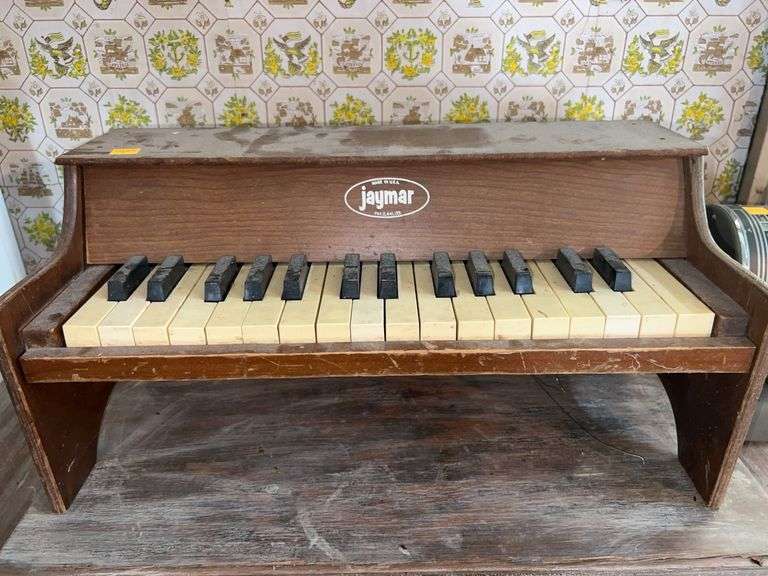 Jaymar Vintage Wooden Miniature Piano