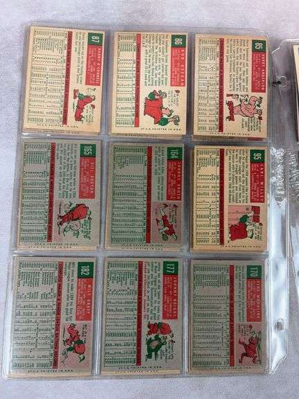 1959 Topps BB 34 Card Lot EX- to EXMT