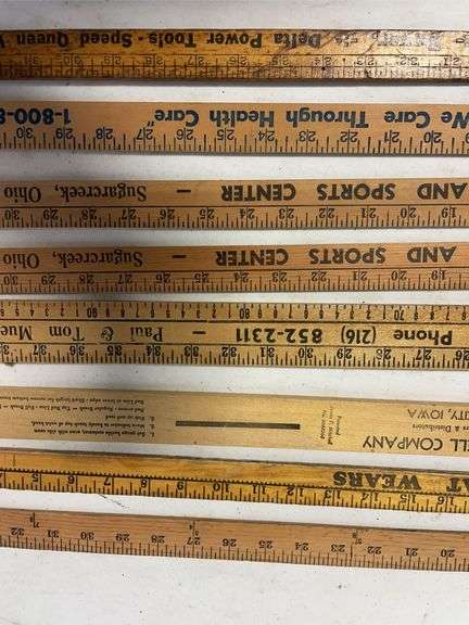 (8) local and other yard sticks - see photos