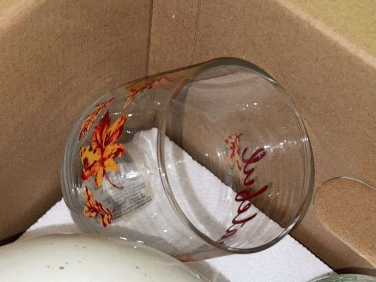 Assortment of Pioneer Woman Bowls and Other Glassware