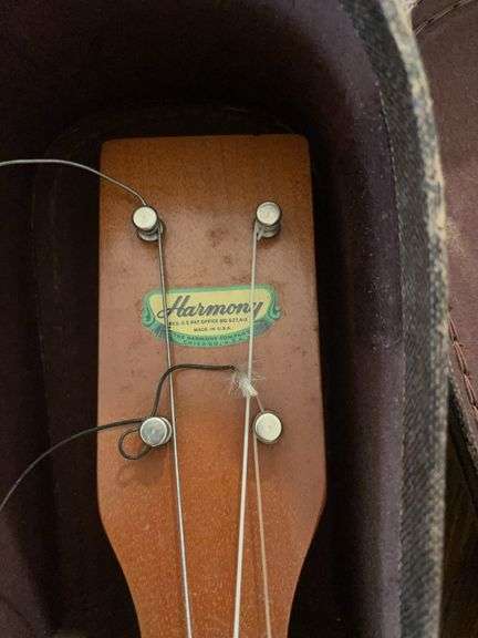 Vintage mountain dulcimer and small guitar