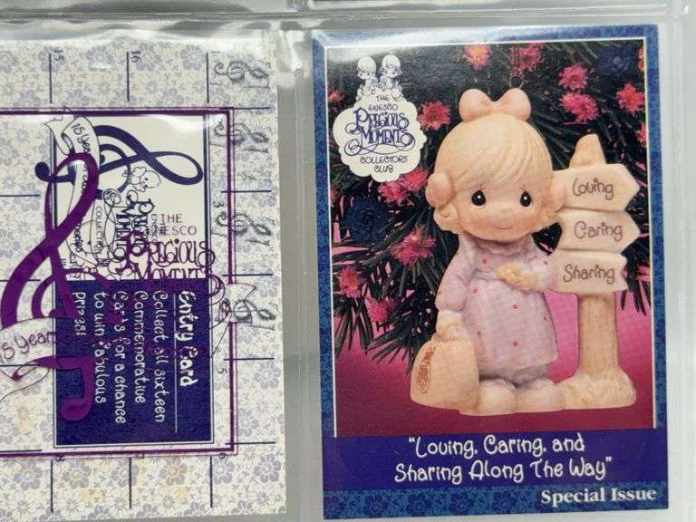 Precious Moments Necklace Watch & Collector Cards