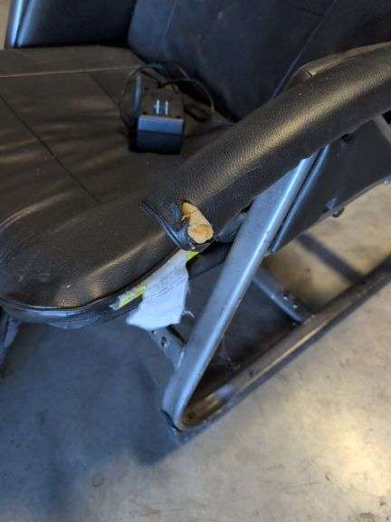 Homedics leather massage chair - some rips