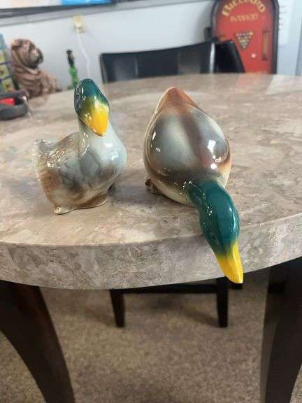 2 Ceramic Ducks
