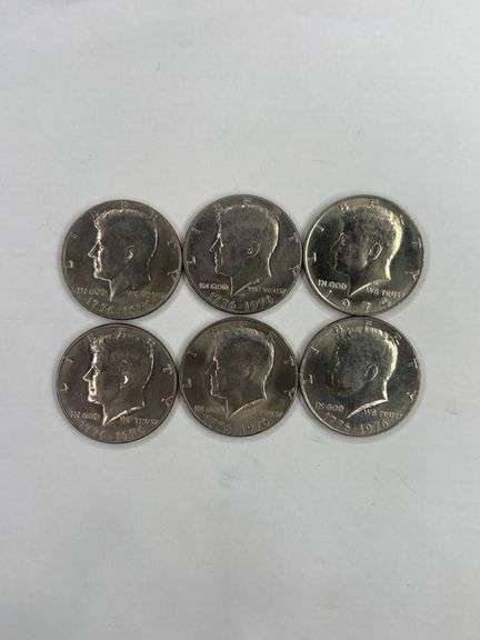 1974, 1776, 1776-D, 1776- S Proof, 1776-S, 1776-S Proof Kennedy Half Dollars