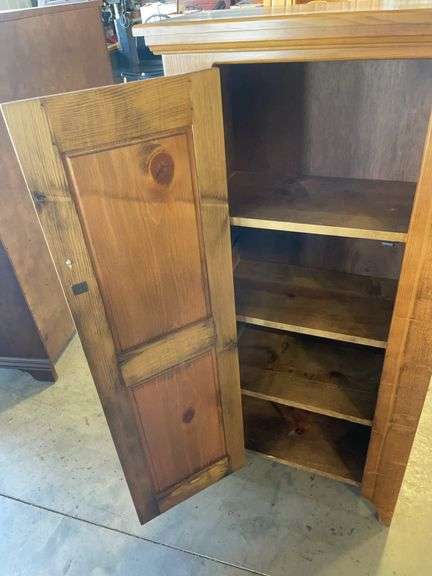 Wooden bathroom cabinet - 24 in. Wide 13 in. Deep 52 in. Tall