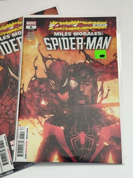 (6) Marvel Miles Morales Spiderman Comics (#’s 3, 4, 5, 6, 7, and 11)