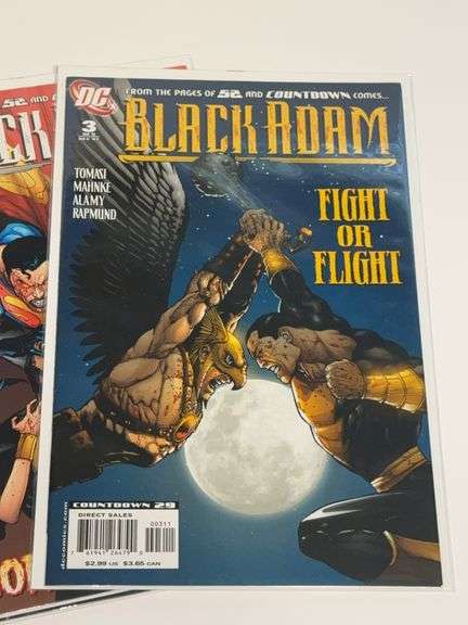 (5) 2007-08 Black Adam Comics (#’s 2-6)