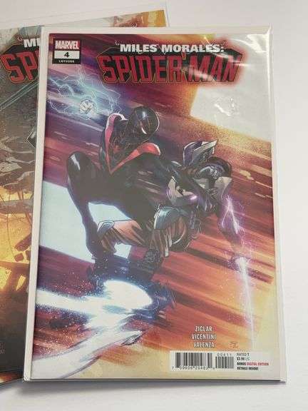 (6) Marvel Miles Morales Spiderman Comics (#’s 3, 4, 5, 6, 7, and 11)