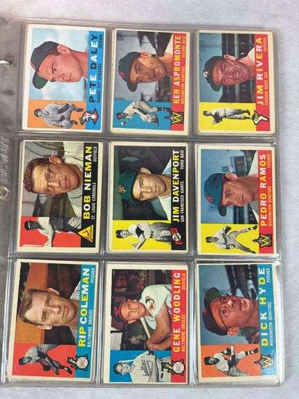 1960 Topps 100+ Card Mid Grade Starter Set