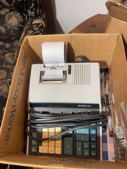 Victor 12PD adding machine & Craft lot