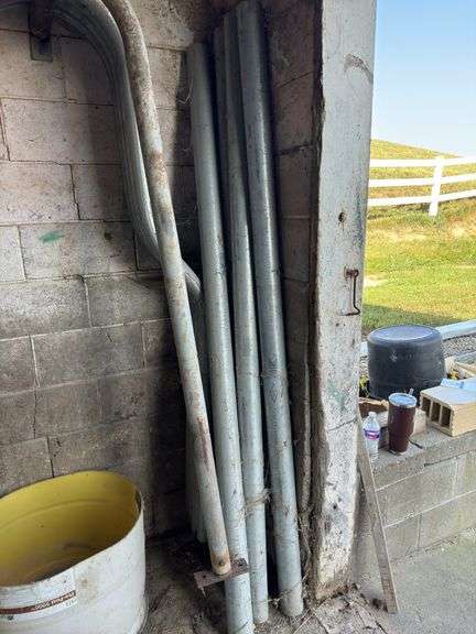 (5) Galvanized Posts 3.5”x7’