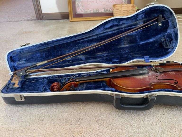 Violin (needs repair) with Case