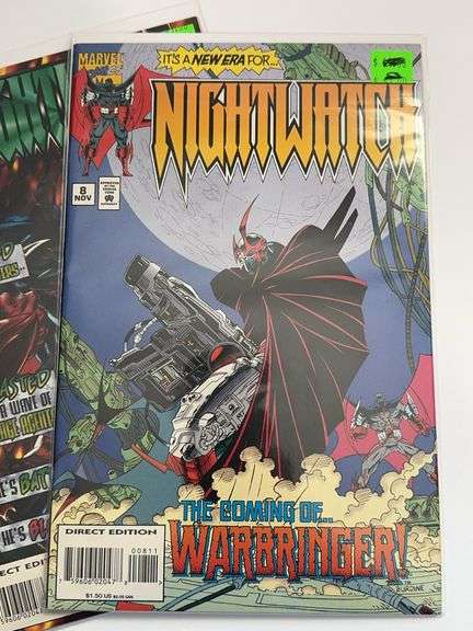 (6) Marvel Nightwatch Comics (#’s 3, 4, 6, 7, 8, and 9)