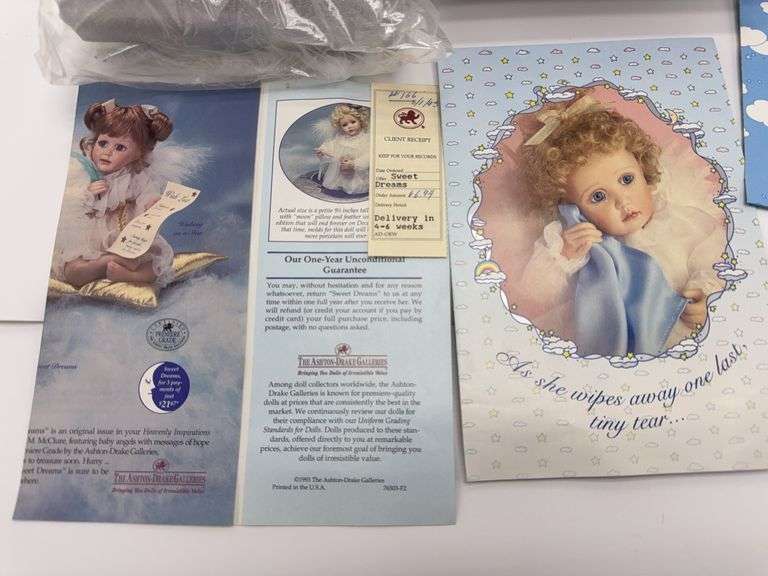 Ashton Drake “Every Cloud Has A Silver Lining” with Box & COA