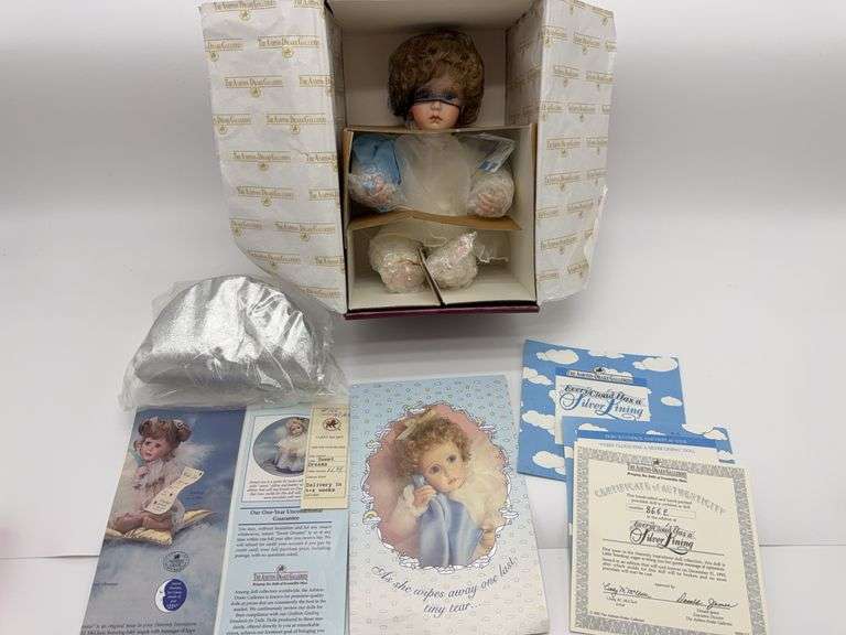 Ashton Drake “Every Cloud Has A Silver Lining” with Box & COA