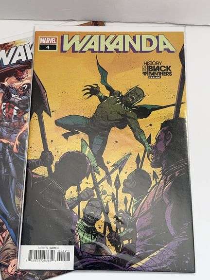 Marvel Black Panther and Wakanda Comics (5 Total)